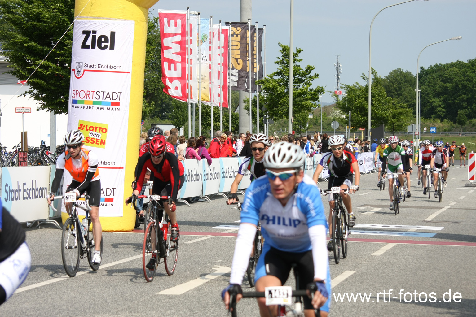 Skoda Velotour 2011 Ziel in Eschborn