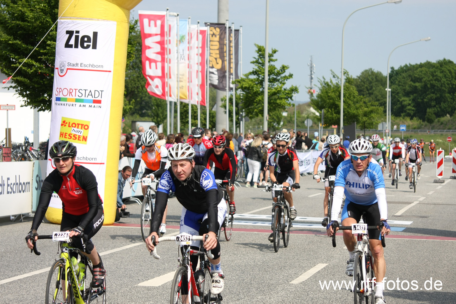 Skoda Velotour 2011 Ziel in Eschborn